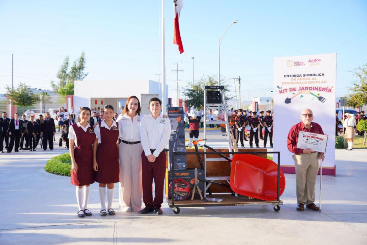Con liderazgo educativo, Carmen Lilia Canturosas marca diferencia con apoyos escolares; más de 300 planteles reciben equipo de mantenimiento