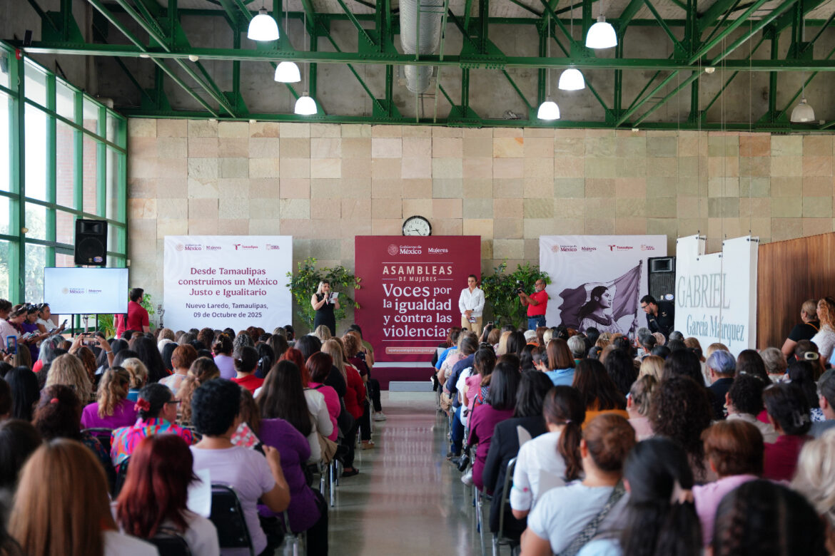 Mujeres de Nuevo Laredo se unen por la igualdad y una vida libre de violencias