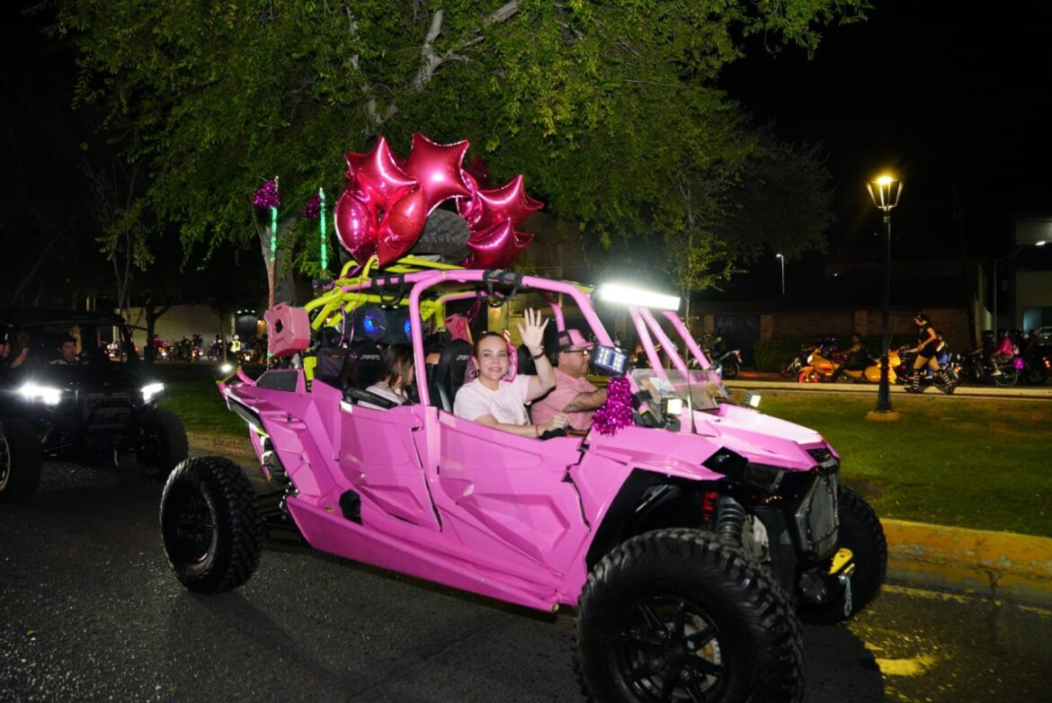 Nuevo Laredo se viste de rosa en apoyo a la lucha contra el cáncer de mama