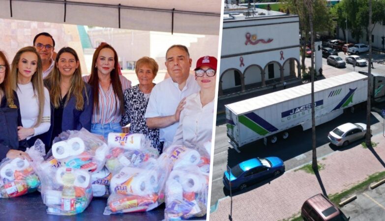 Nuevo Laredo responde al llamado de Carmen Lilia con más de 50 toneladas de apoyo para comunidades afectadas por las lluvias al sur de Tamaulipas y Veracruz