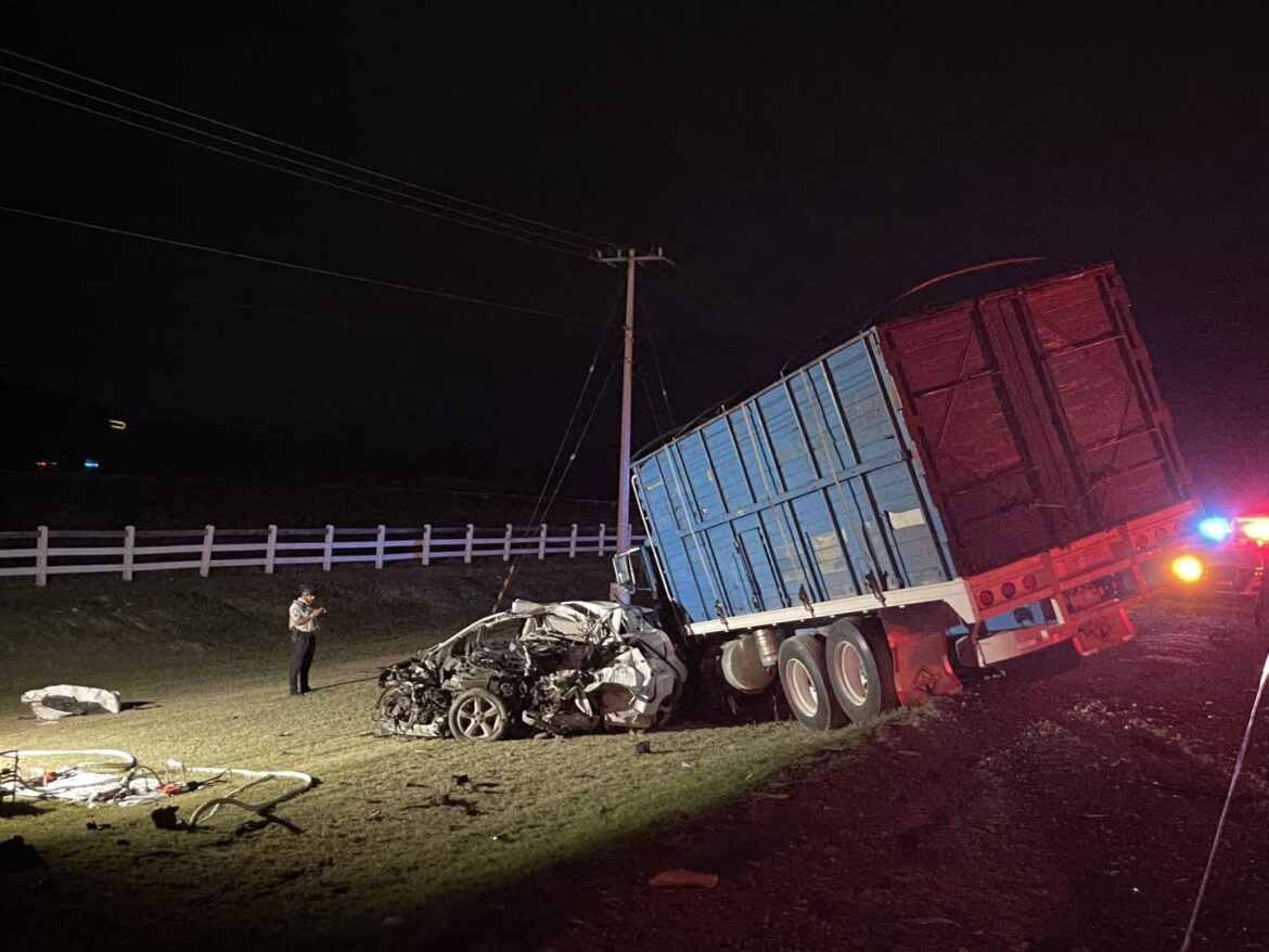 Muere hombre tras choque frontal en la carretera Mante-Valles