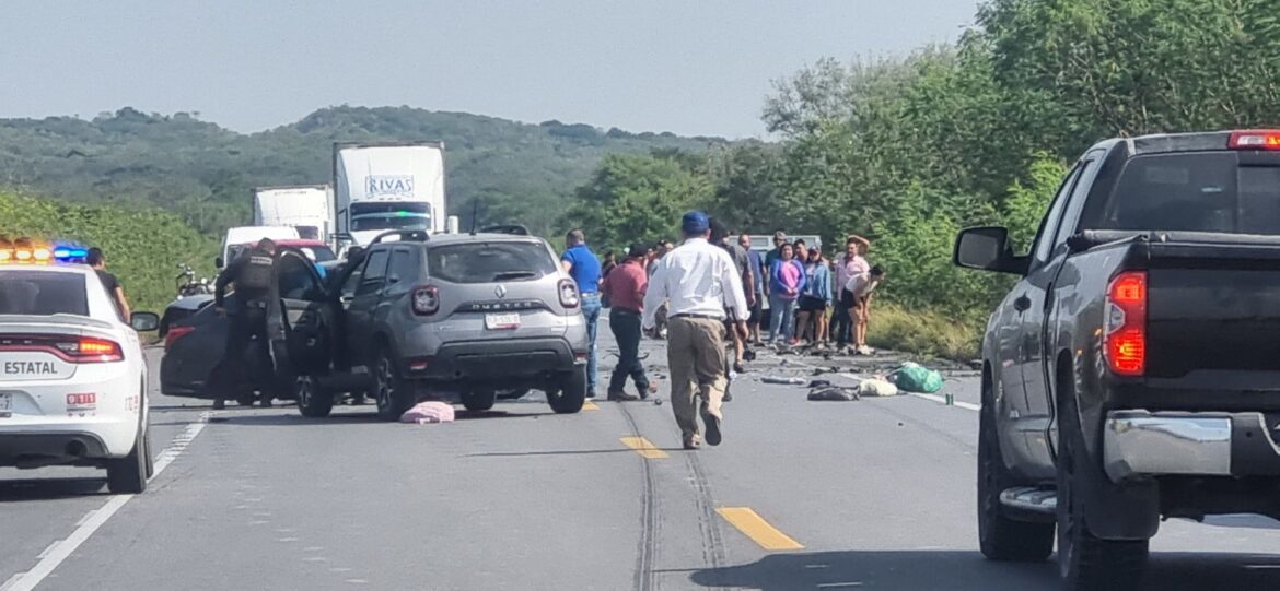 Choque frontal en Libramiento de San Fernando deja un muerto y tres heridos