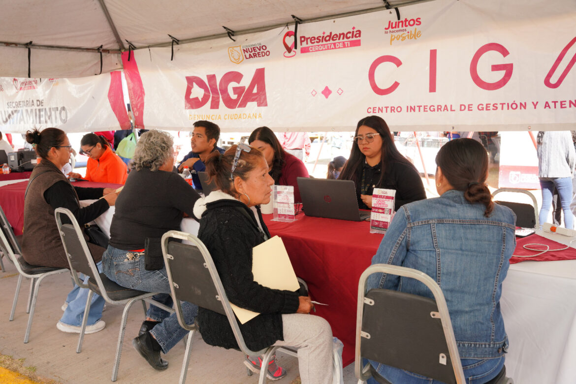 Gobierno de Nuevo Laredo acerca servicios y apoyos gratuitos a la colonia Naciones Unidas con “Presidencia Cerquita de Ti”