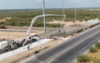 Avanza en Nuevo Laredo obra del MEX II con 85% de progreso