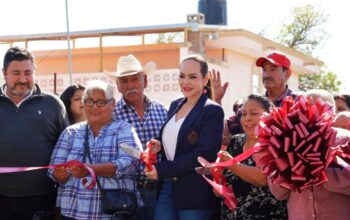 Gobierno de Carmen Lilia Canturosas entrega obras estratégicas de drenaje y colectores pluviales en 3 colonias de Nuevo Laredo