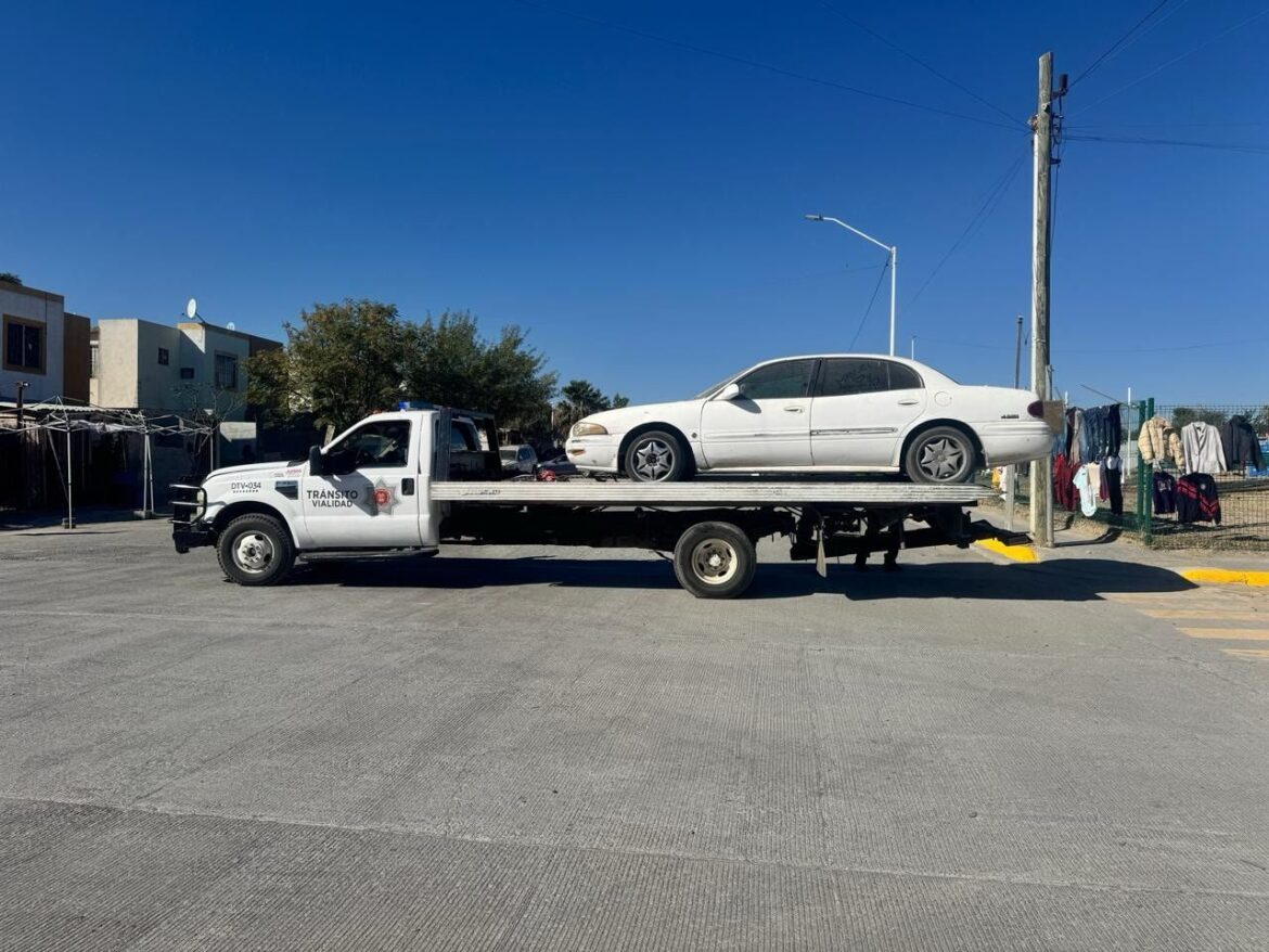 Impulsa Gobierno de Nuevo Laredo calles más limpias y seguras mediante programa de chatarrización