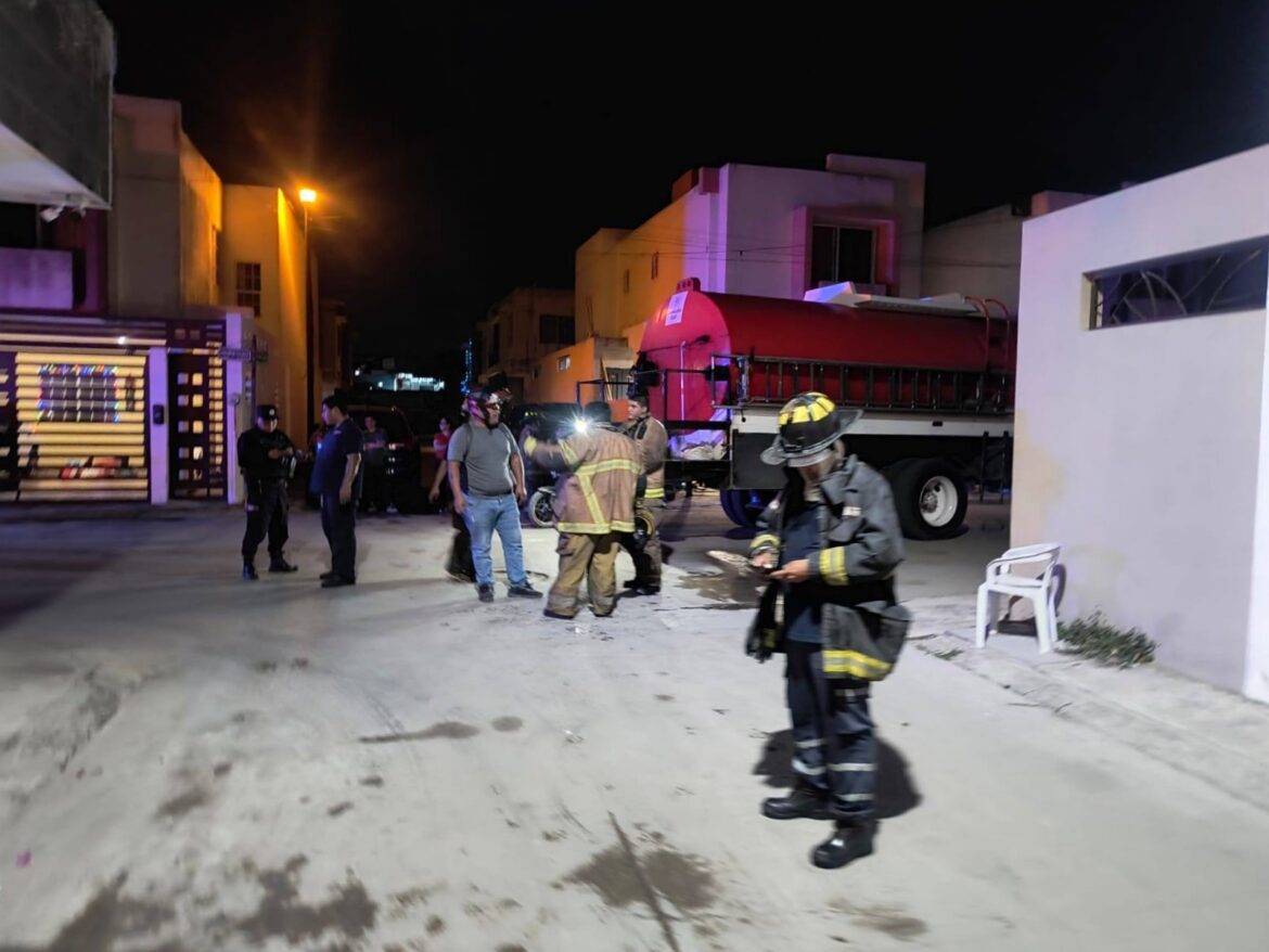 Dos lesionados por incendio en una vivienda de Ciudad Madero