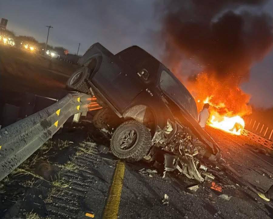 Trágico choque en la autopista Matamoros–Reynosa deja cuatro muertos