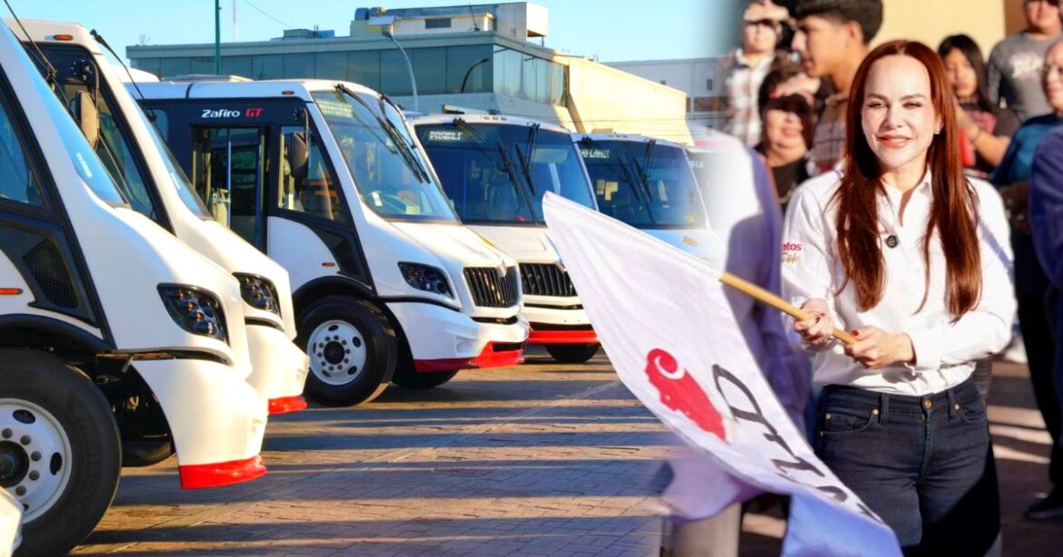 Carmen Lilia Canturosas moderniza el transporte público en Nuevo Laredo