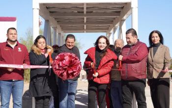 Carmen Lilia Canturosas entrega obras viales en Los Fresnos