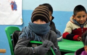 Frente frío 30 obliga a cancelar actividades escolares en el estado