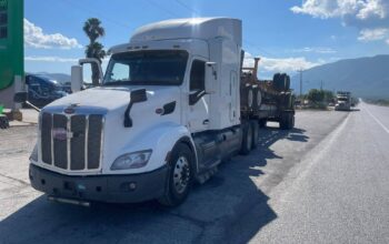 Aseguran tráiler con número de serie alterado en Rumbo Nuevo