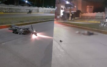 Motociclista fallece tras chocar contra camellón en Ciudad Madero