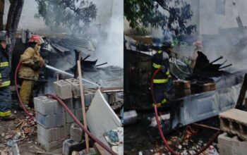 Incendio consume taller de carpintería en Altamira