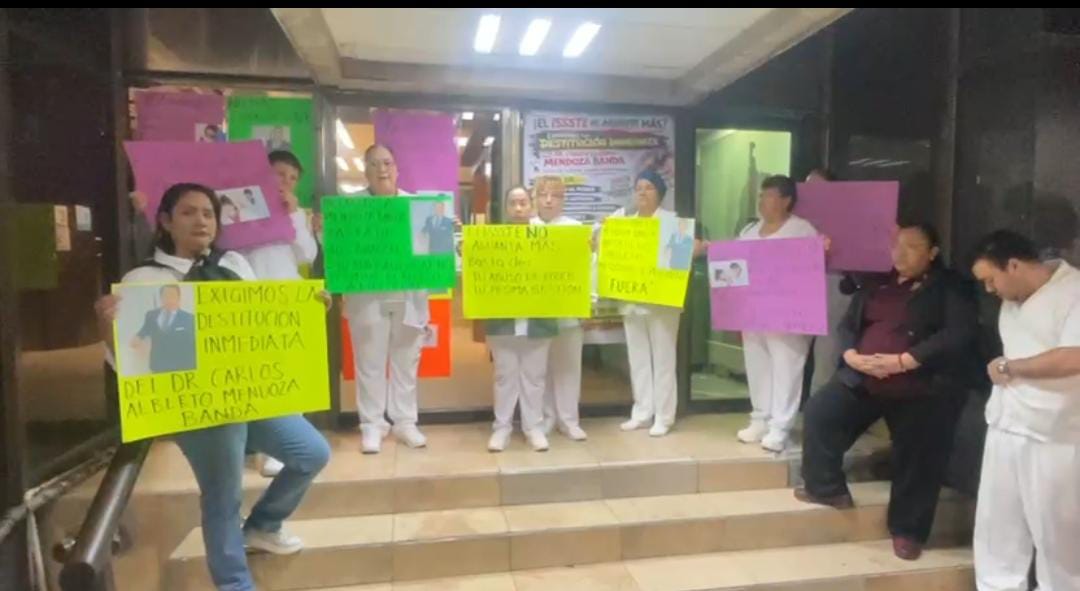 Trabajadores del ISSSTE toman oficinas en Victoria tras una semana sin respuesta