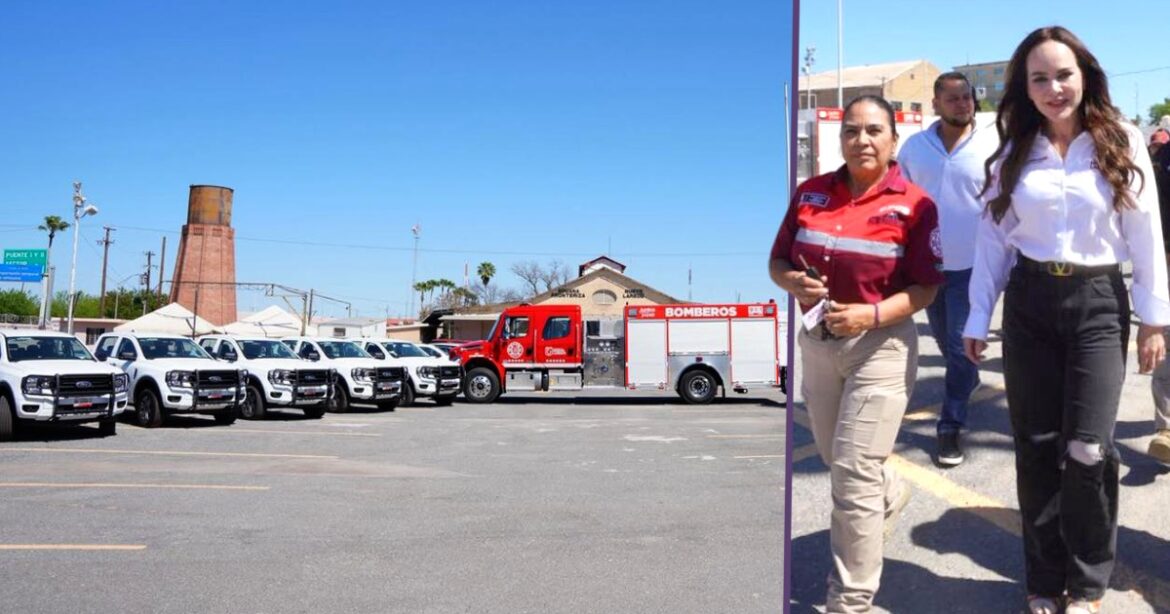 Fortalece Carmen Lilia Canturosas a Protección Civil y Bomberos de Nuevo Laredo