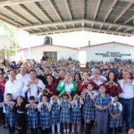 Carmen Lilia entrega nuevas aulas en primaria del poniente