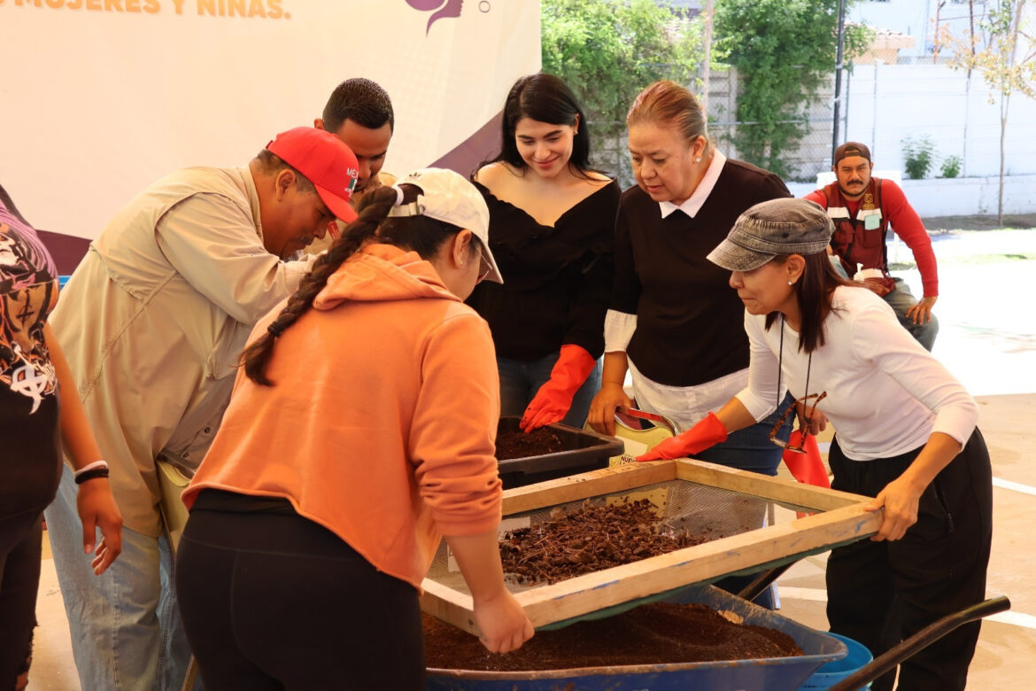 Culmina con éxito taller de lombricomposta organizado por INMUJER y Gestión Ambiental