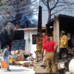 Incendio consume enseres en vivienda de la colonia La Borreguera