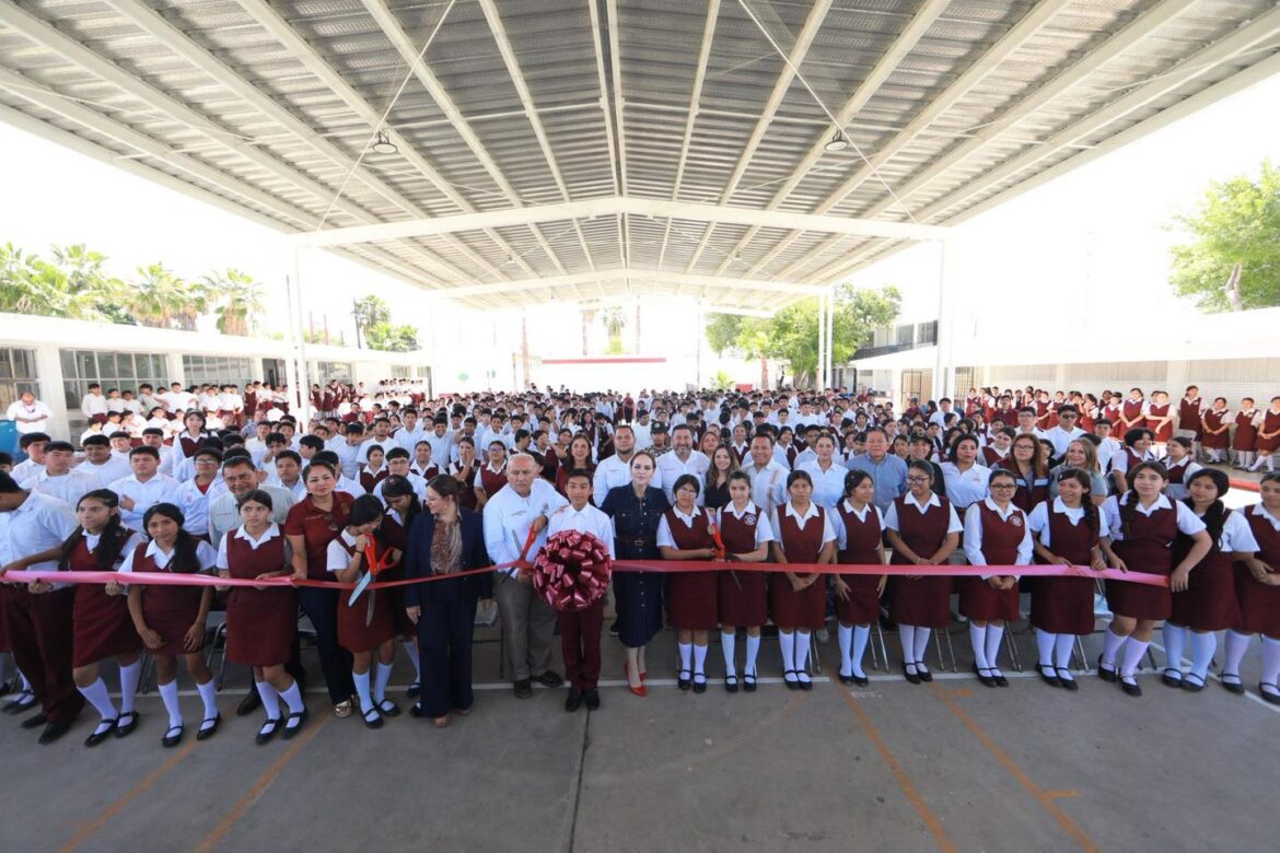 Impulsa alcaldesa Carmen Lilia Canturosas infraestructura educativa en preescolar, primaria y secundaria