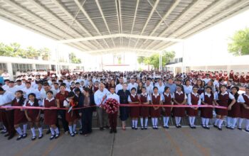 Impulsa alcaldesa Carmen Lilia Canturosas infraestructura educativa en preescolar, primaria y secundaria