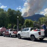 Combaten incendio forestal en Miquihuana; afecta 69 hectáreas