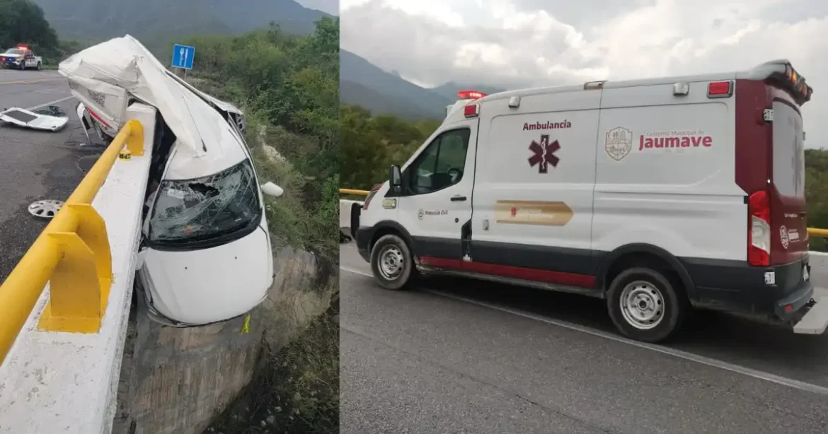 Accidente en la carretera 101 deja una persona sin vida en Jaumave