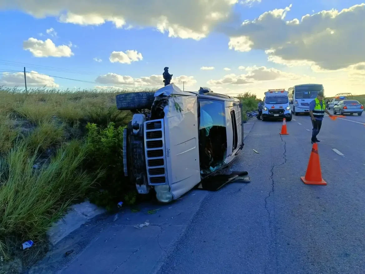 Accidente en el Viaducto Reynosa deja una persona sin vida