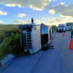 Accidente en el Viaducto Reynosa deja una persona sin vida