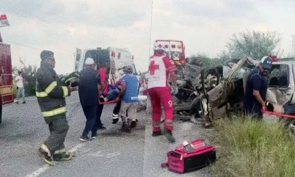 Choque frontal en la Ribereña deja un muerto y cuatro lesionados