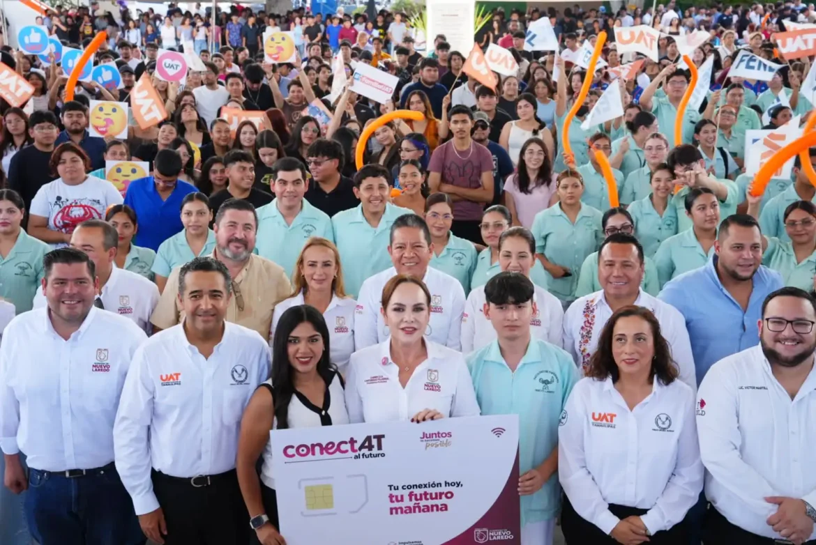 Carmen Lilia Canturosas marca precedente en Tamaulipas con ConéctAT: conectividad móvil gratuita para 10 mil universitarios