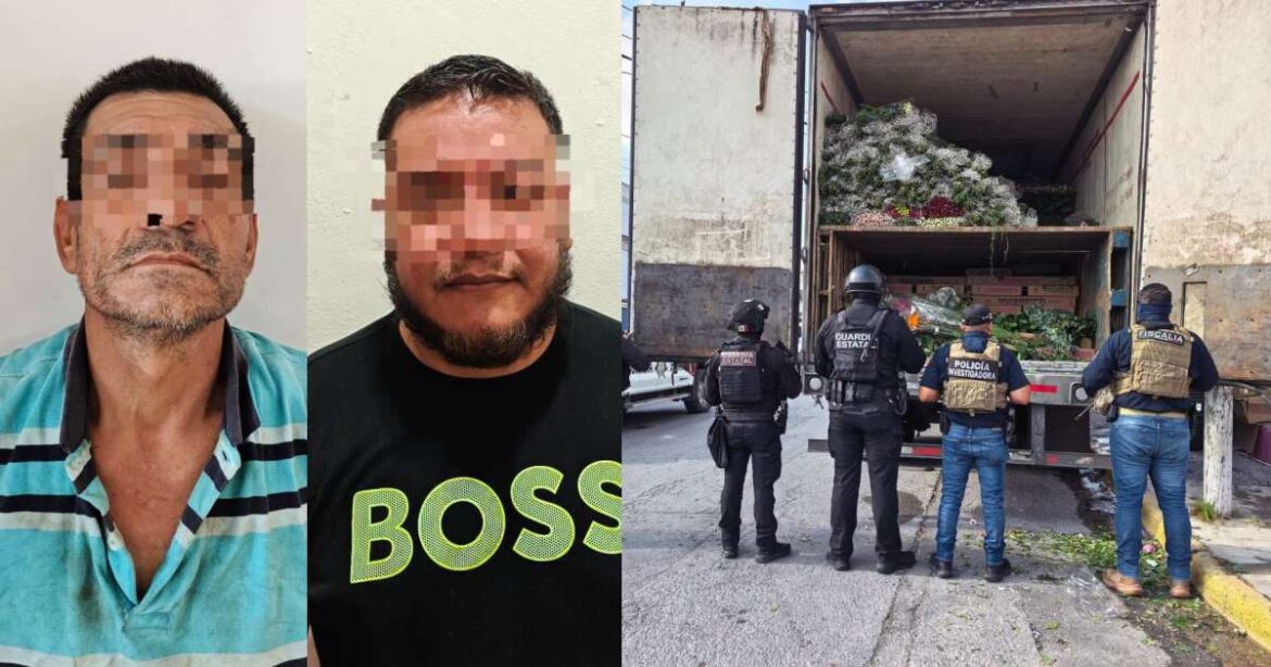 Detienen a dos por presunta extorsión a comerciantes de flores en Reynosa