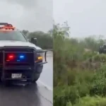 Guardia Estatal sufre volcadura en la Matamoros-Victoria