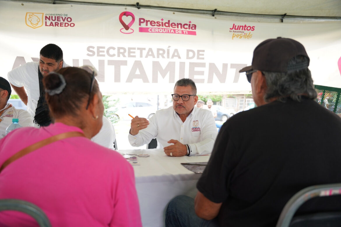 Llevará gobierno de Carmen Lilia Canturosas atención y servicios directamente a familias de Valles de Anáhuac