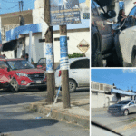 Choque en el bulevar López Mateos de Ciudad Madero: tres vehículos involucrados y una unidad de Tránsito y Vialidad en el lugar