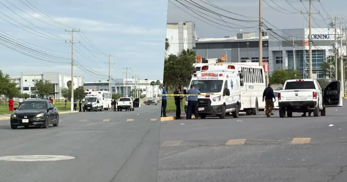 Muere chofer al volante de transporte de personal en Reynosa