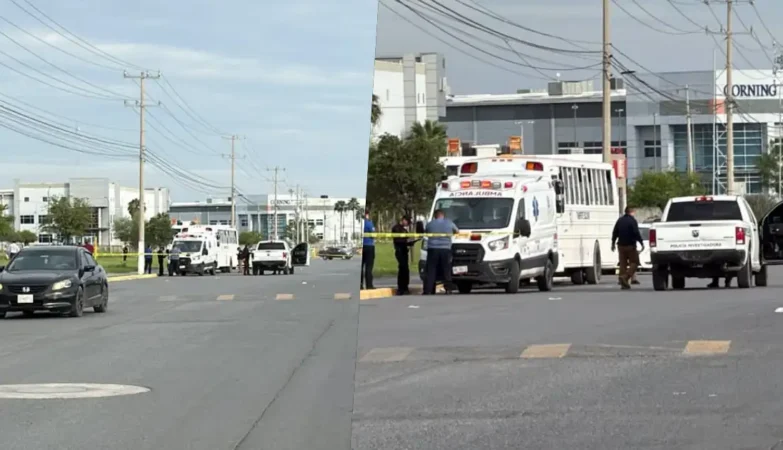 Muere chofer al volante de transporte de personal en Reynosa